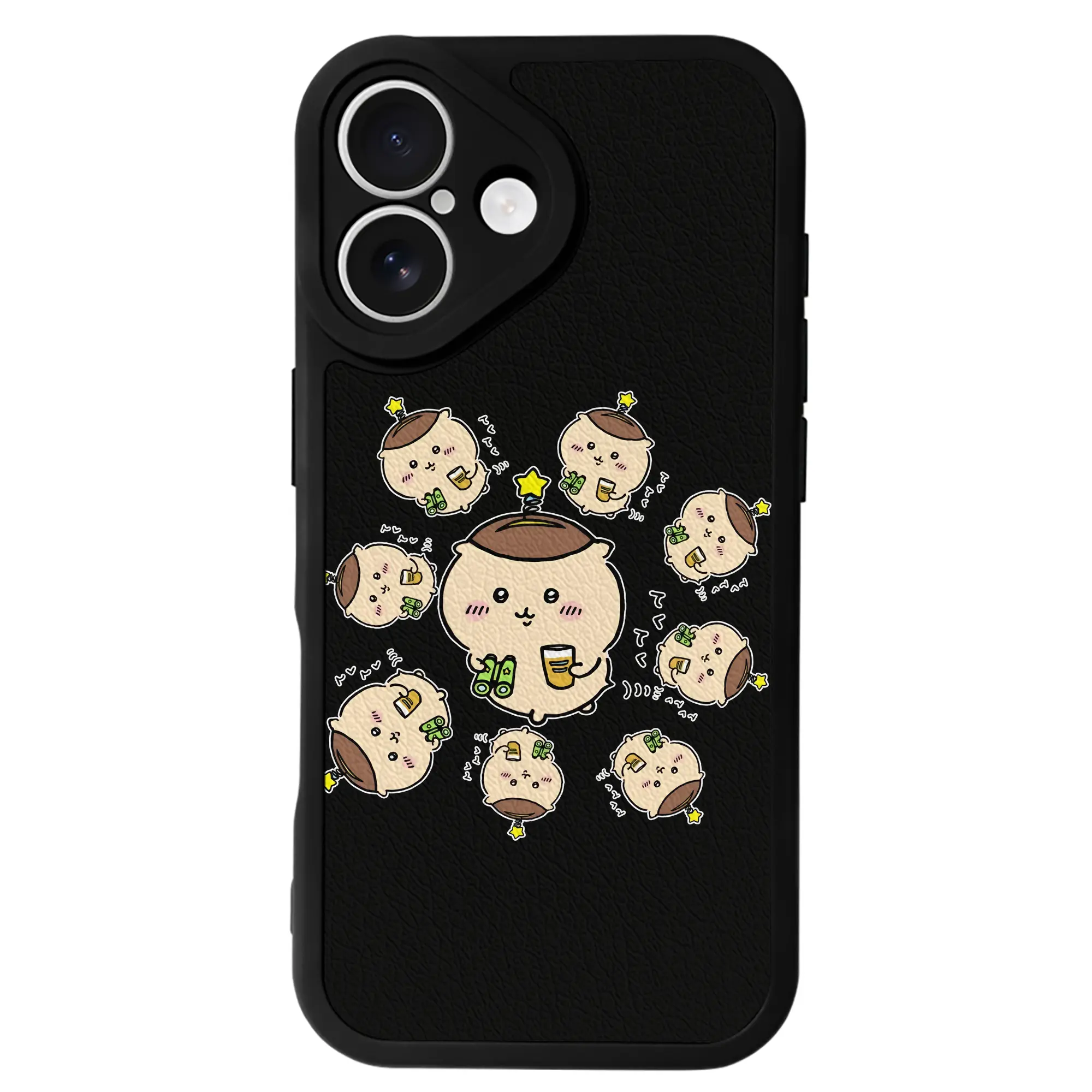 ちい が わ グッズ くりまんじゅう - IPhone 16シリーズ対応 ・ シリコンスマホケース ・ レザー調 ・ 高精度フィット ・ 耐衝撃 ・ ワイヤレス充電対応 ・ 精密カット